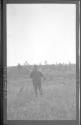 George Eastman with gun and hunting dog, Oak Lodge Trip