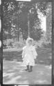 Girl in Eastman's garden
