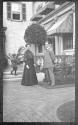 Ellen Dryden and Charles Newhall in Eastman's garden