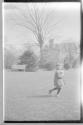 George Eastman Dryden in Eastman's garden