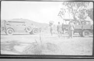 Unloading a truck, African Safari