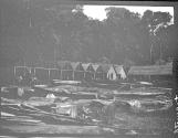 Building huts, African Safari