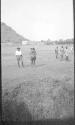 Group at a village, African Safari