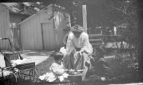 Dryden children with Josephine Dickman
