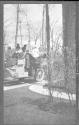 Dryden family with Josephine Dickman in automobile