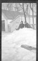 Dryden children playing in snow