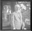 Almon Eastman, George Eastman's cousin, in GEH garden