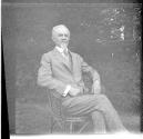 Almon Eastman, George Eastman's cousin, in GEH garden