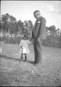 Walter Hubbell with girl