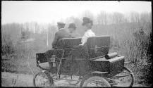 Group in a Stanley Steamer