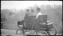 Group in a Stanley Steamer