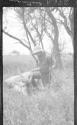 Audley Stewart with eland, African Safari