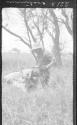 Dr. Stewart with eland trophy, African Safari