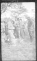 George Eastman and companions gathered around his first lion, African Safari