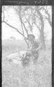Audley Stewart with eland, African Safari