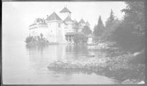 [View of castle on lake]