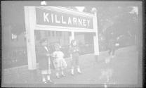 [Children by "Killarney" sign]