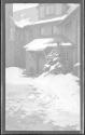 [Front of snow covered house]