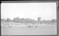 [People watching Polo (?) match]