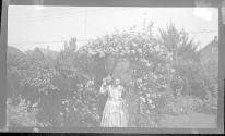 [Woman in garden]