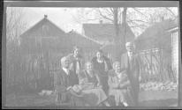 [Group of people in back yard]