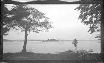 [View of island in river]