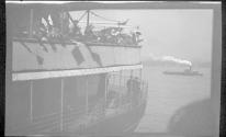 [People on deck of passenger ship]