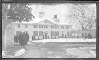 [Group of people by Main House-Mt. Vernon]