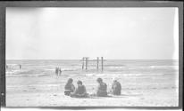 [People on beach]