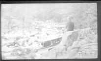 [Large group of boats on river]