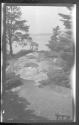 [View of river through trees]
