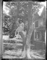 [Woman in tree]
