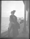 [Woman on dock]