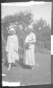 [Two women in yard]