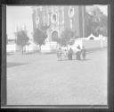 People in front of church
