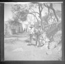 Men standing on street