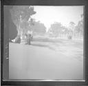 City scene from horse carriage