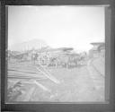 Ox cart loaded with wood