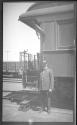Attendant at train station