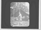 George Eastman at camp, Wyoming Trip