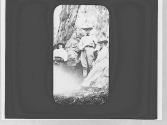 Group against trunk, Yosemite Trip