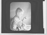 Woman sewing