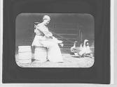 Woman & geese