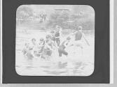 Boys swimming