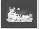 Woman & geese