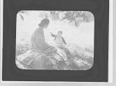 Woman & a child