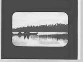 Boat on a lake, Wyoming Trip