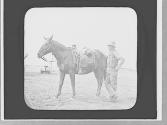 Man & a horse, Wyoming Trip