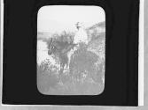 Rider along a river, Wyoming Trip
