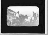 Riders along a river, Wyoming Trip